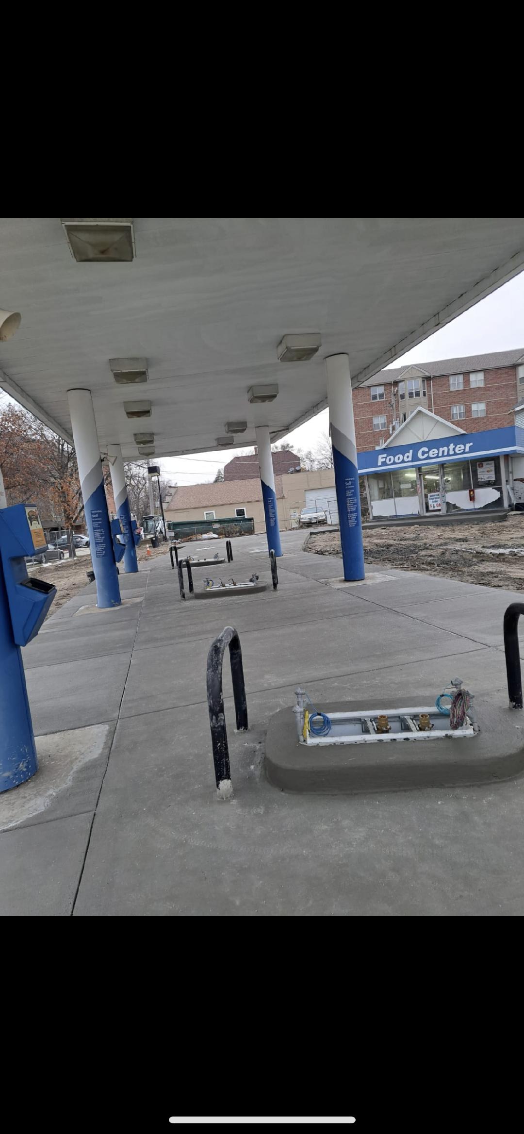 Concrete Gas Station